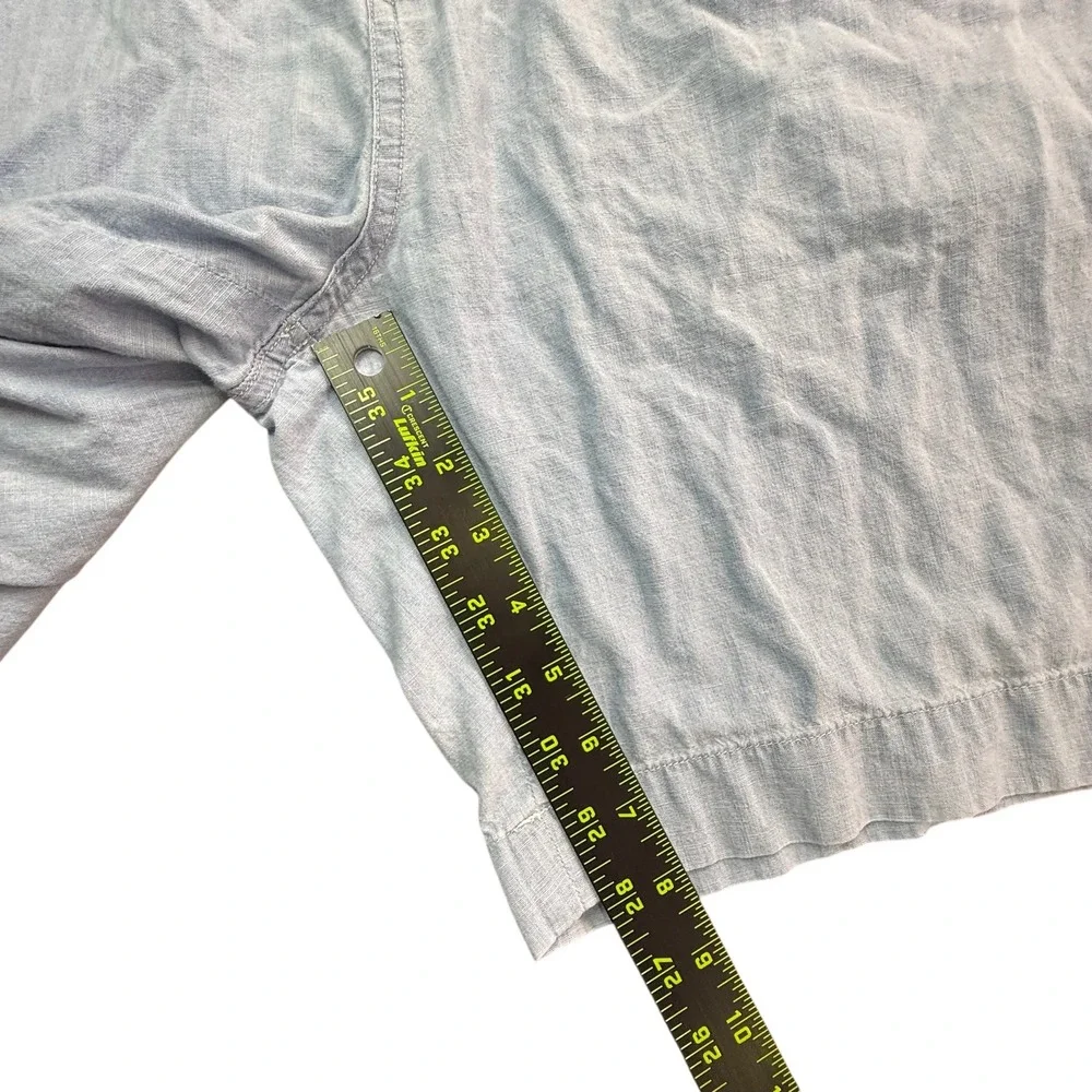 Polo Ralph Lauren Shorts‎ Men 40 Light Blue Classic Fit Linen Blend Golf